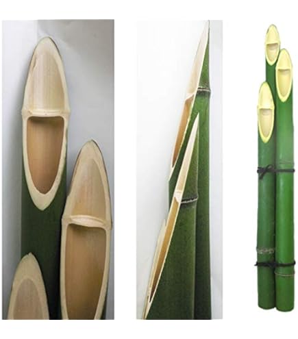 Amazon.co.jp: 門松用の竹 最長60cm前後3本結束x1 お正月ディスプレイ